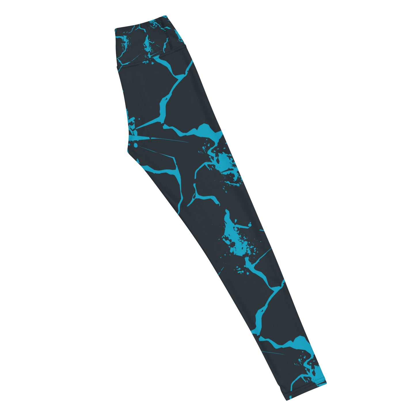 Nautical Waves Yoga Leggings