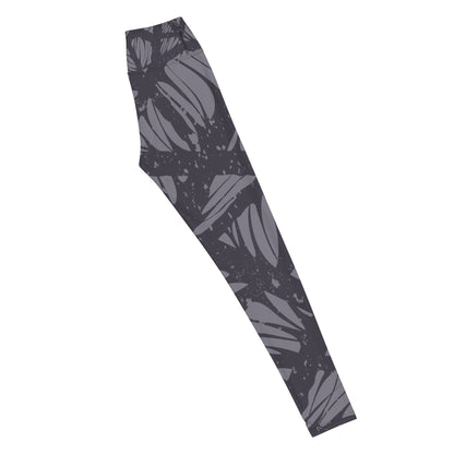 Gray Veins Yoga Leggings