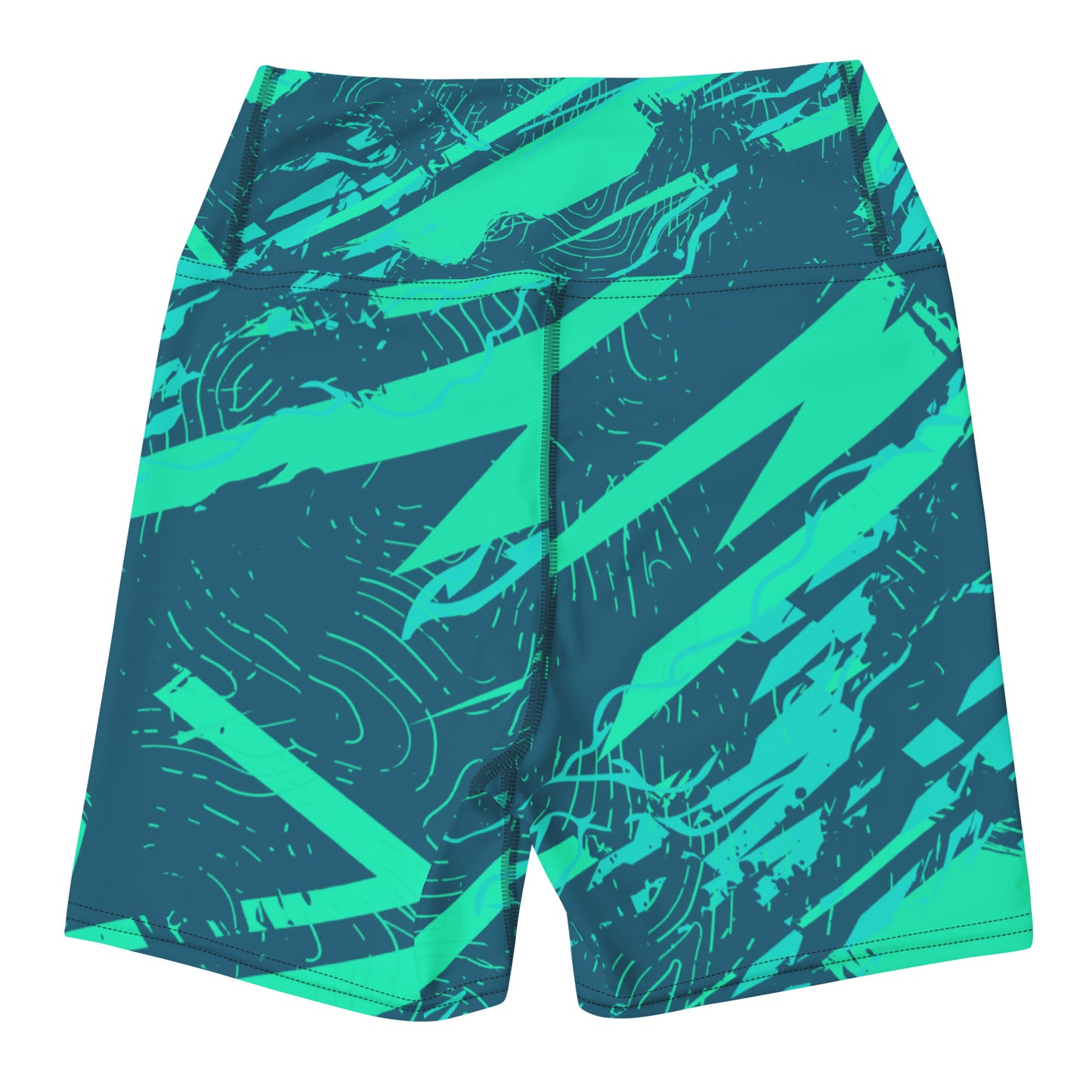 Nautical Jade Yoga Shorts