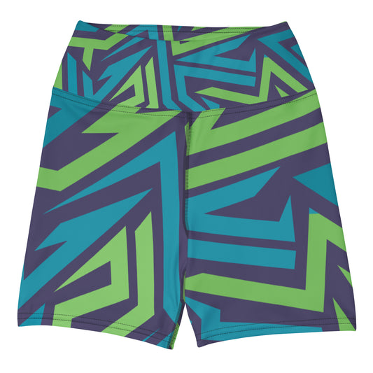 Ocean Breeze Yoga Shorts