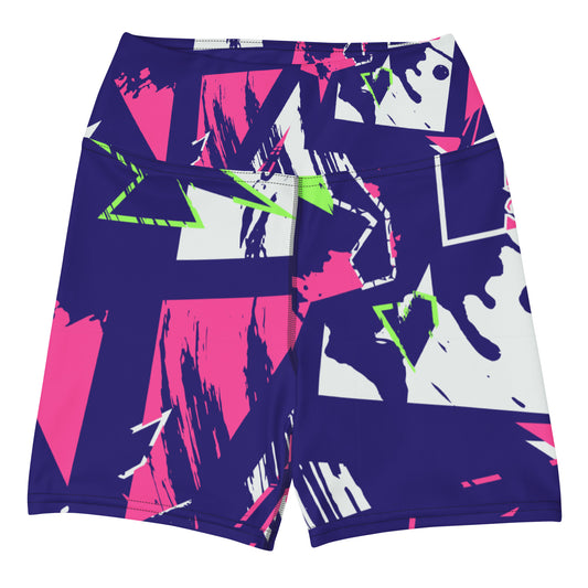 Pastel Marine Yoga Shorts