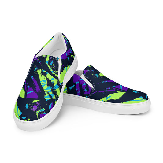 Tiger-Zebra Men’s slip-on canvas shoes