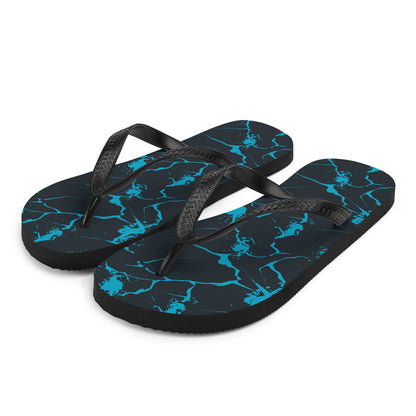 Nautical Waves Flip-Flops