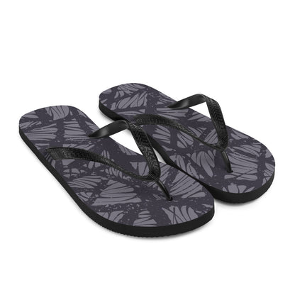 Gray Veins Flip-Flops