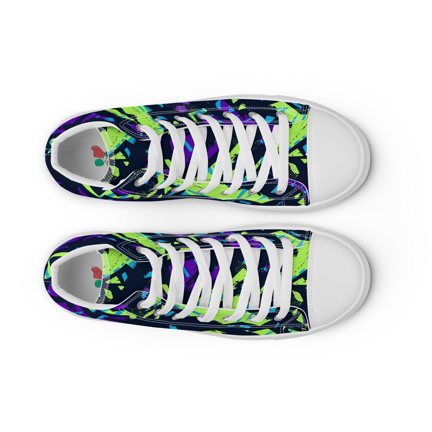 White Tiger-Zebra Women’s high top canvas shoes