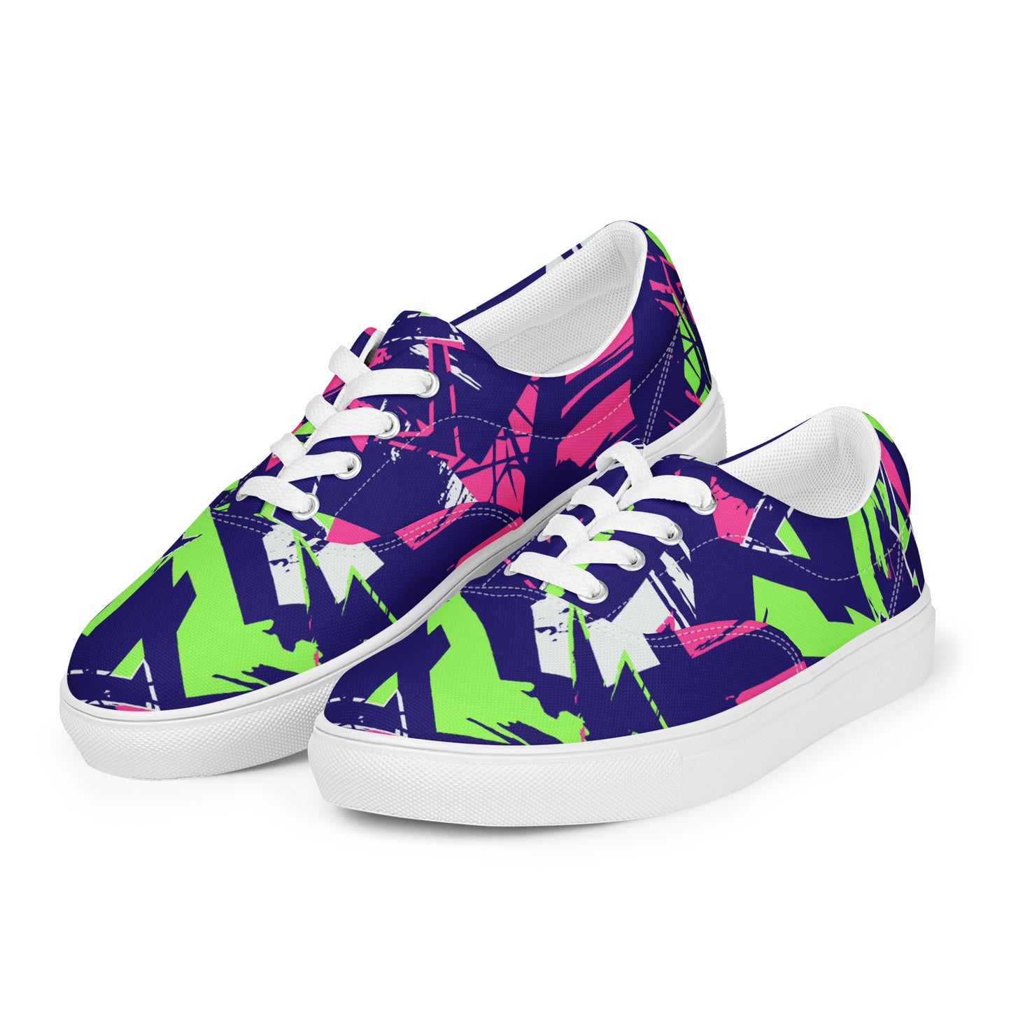 Pastel Marine Women’s lace-up canvas shoes