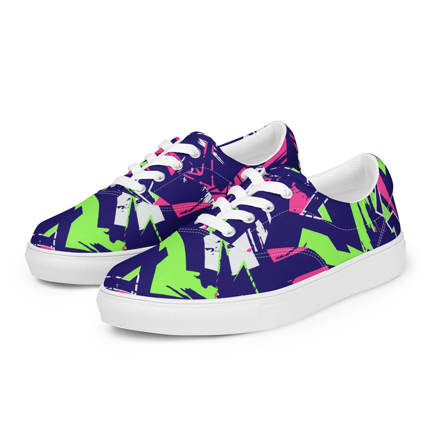 Pastel Marine Women’s lace-up canvas shoes