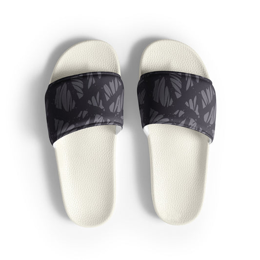 Gray Veins Women's slides