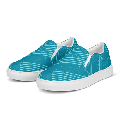 Refreshing and Tranquil Women’s slip-on canvas shoes