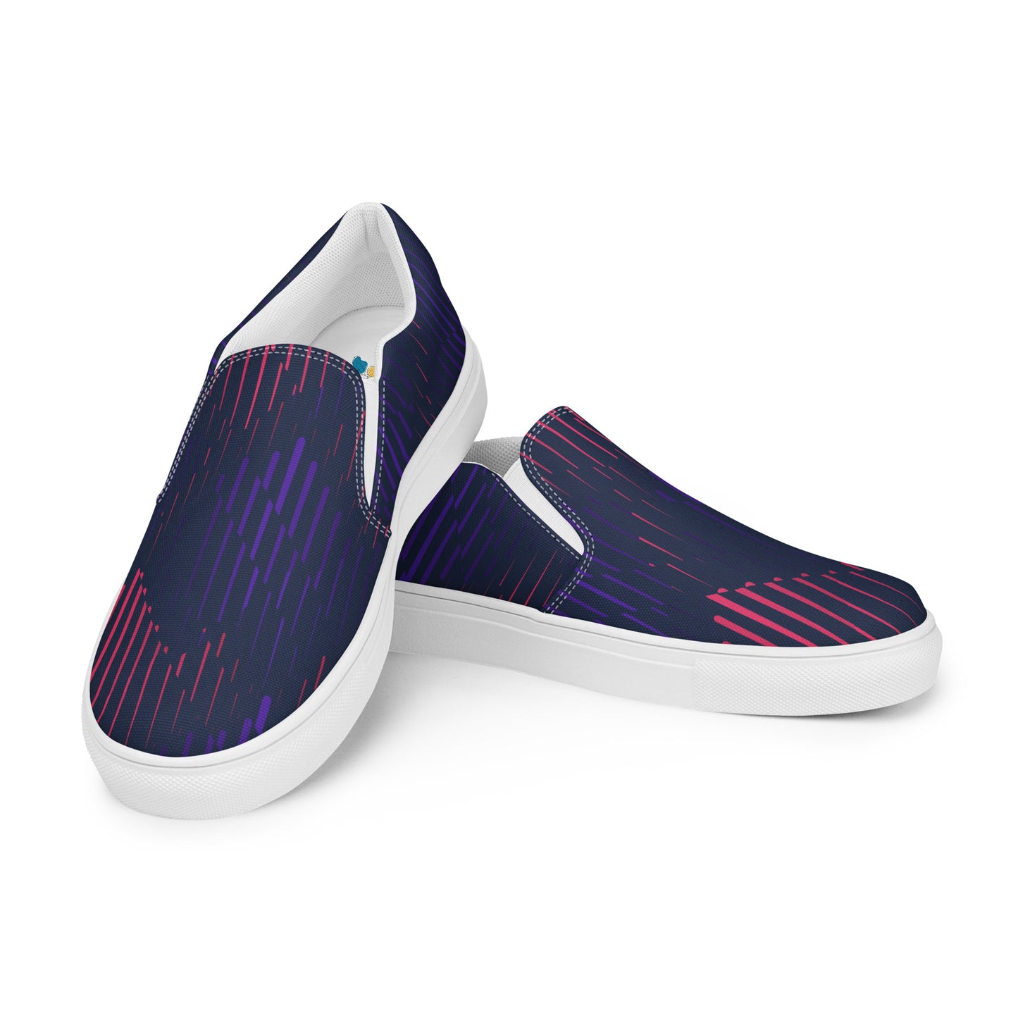 Blissful Blossom Women’s slip-on canvas shoes